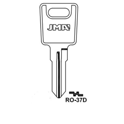 Key blank RO-37D