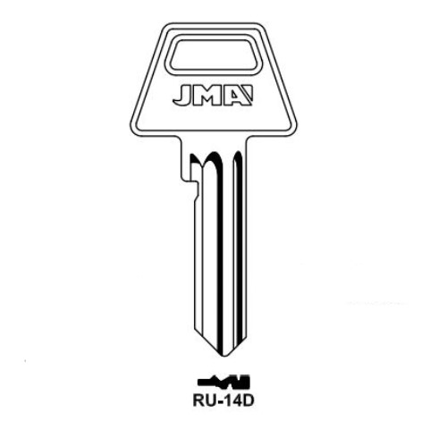Key blank RU-14D