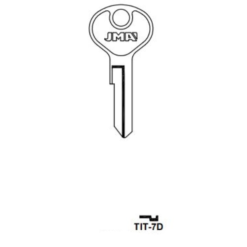 Key blank TIT-7D