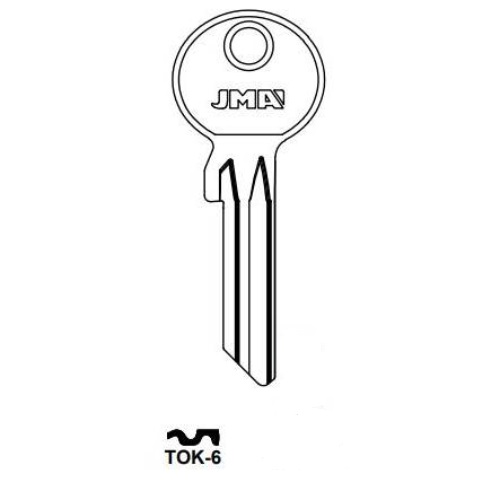 Key blank TOK-6