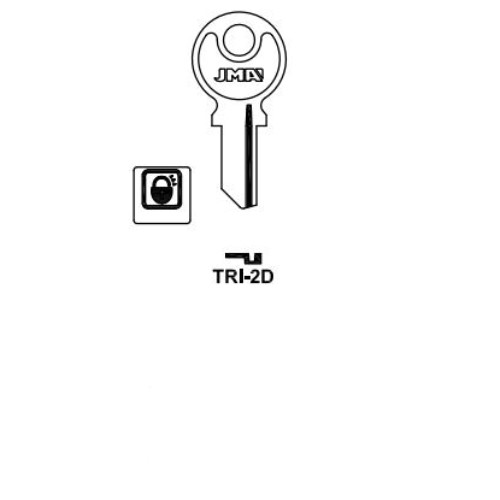 Key blank TRI-2D