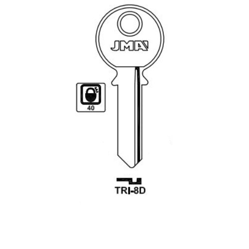 Key blank TRI-8D