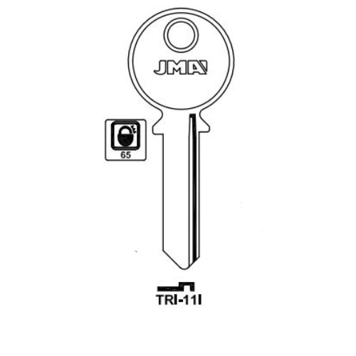 Key blank TRI-11I