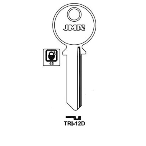 Key blank TRI-12D