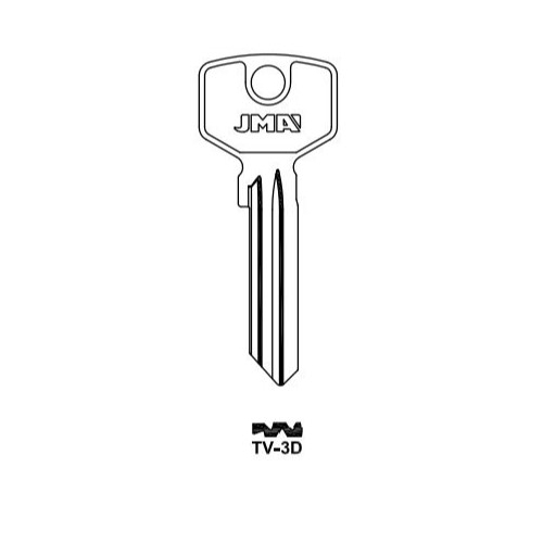 Key blank TV-3D