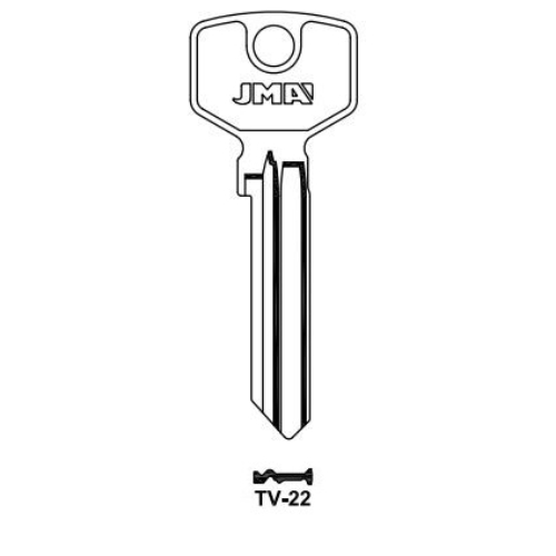 Key blank TV-22