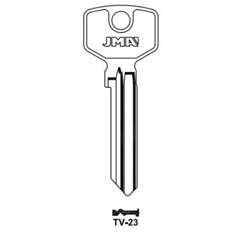 Key blank TV-23
