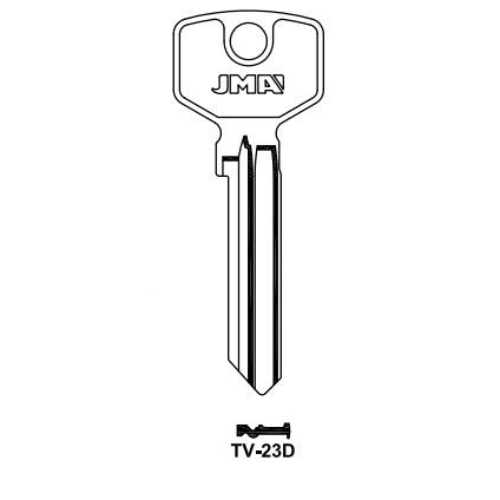 Key blank TV-23D