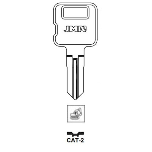 Key blank CAT-2