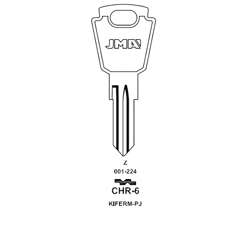 Key blank CHR-6
