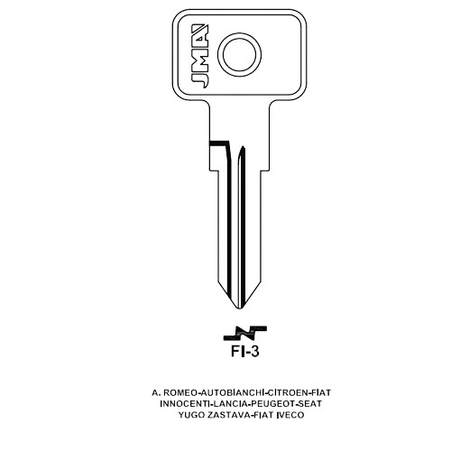 Key blank FI-3
