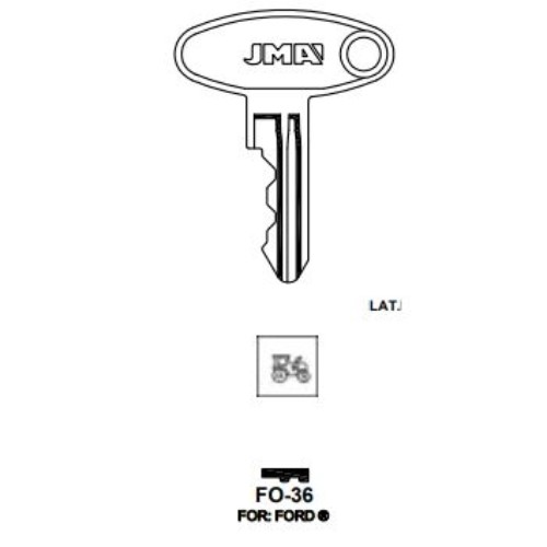 Key blank FO-36