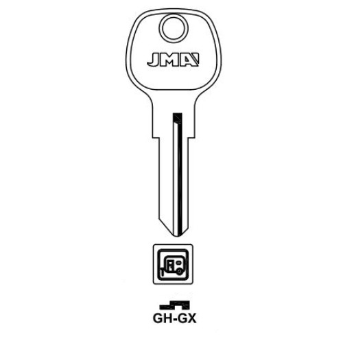 Key blank GH-GX