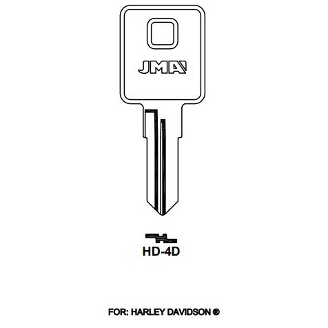 Key blank HD-4D