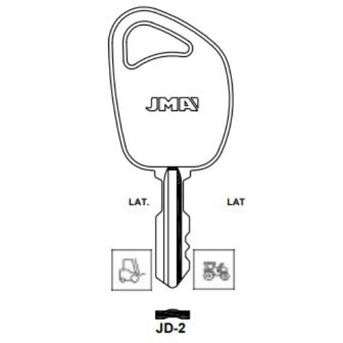 Key blank JD-2