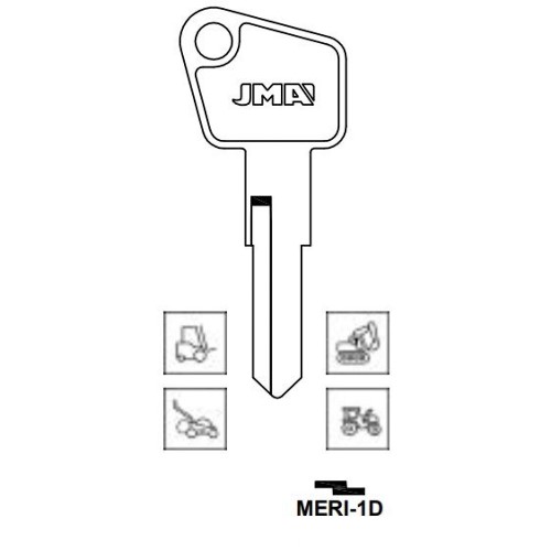 Key blank MERI-1D