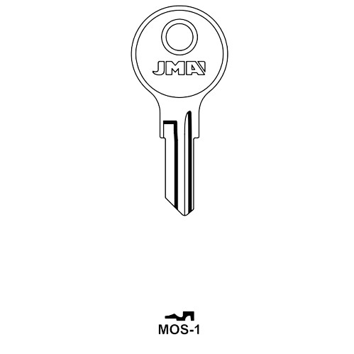 Key blank MOS-1