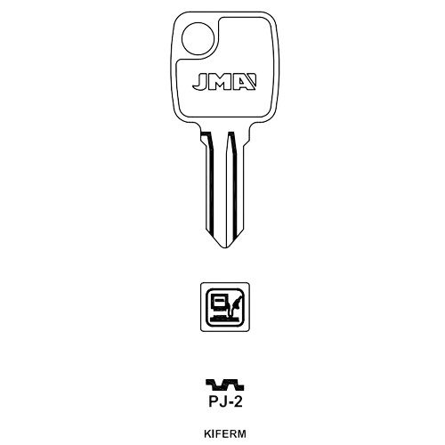 Key blank PJ-2