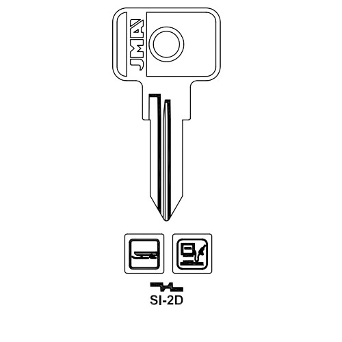 Key blank SI-2D