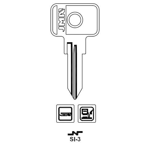 Key blank SI-3
