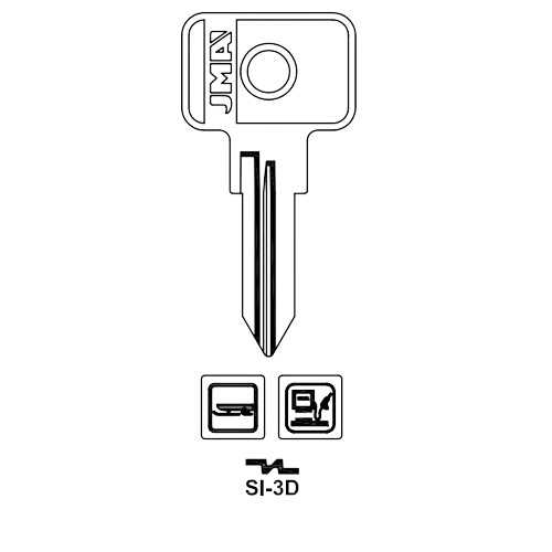 Key blank SI-3D