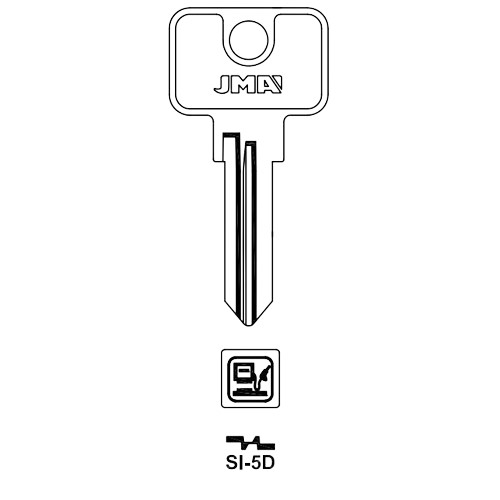 Key blank SI-5D
