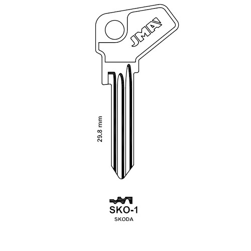 Key blank SKO-1