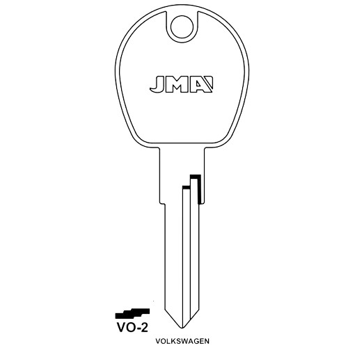Key blank VO-2