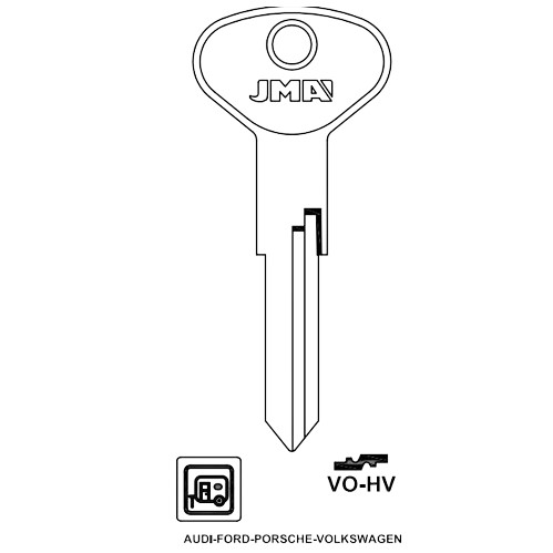 Key blank VO-HV