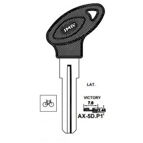 Key blank AX-5DP1