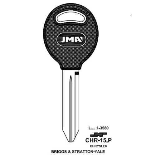 Transponder Key blank TP00CHR-15P