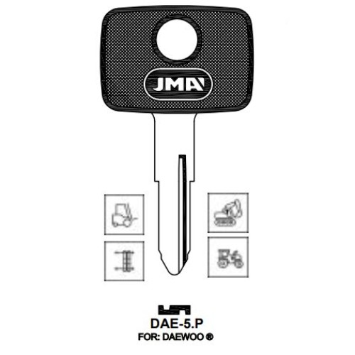 Key blank DAE-5P