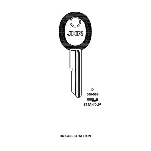 Key blank GM-DP