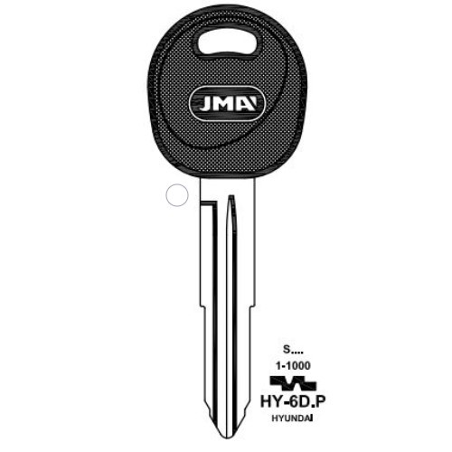 Key blank HY-6DP