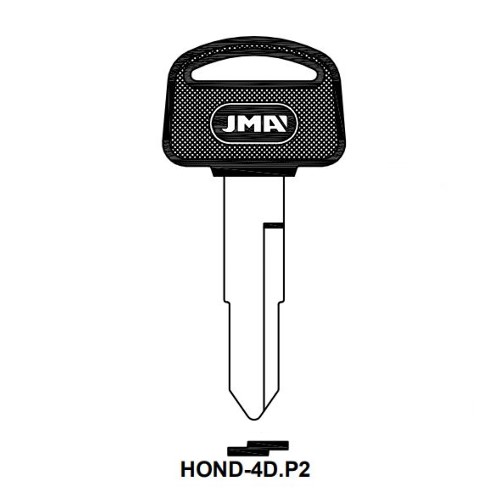 Key blank HOND-4DP2