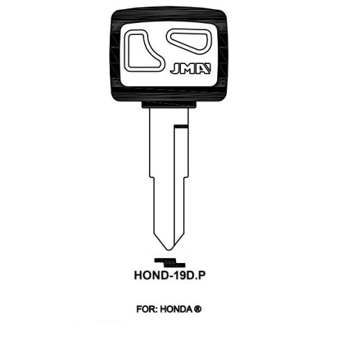 Key blank HOND-19DP
