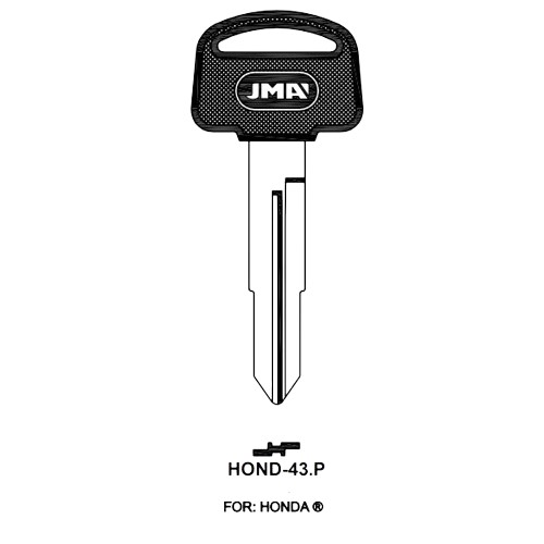 Key blank HOND-43P