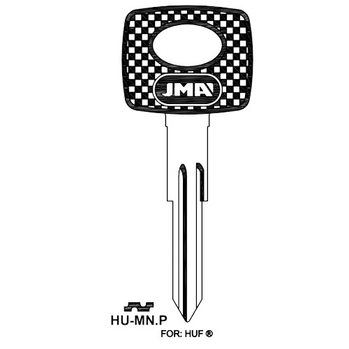 Key blank HU-MNP