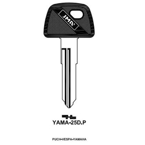 Key blank YAMA-25DP