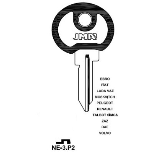 Key blank NE-3P2
