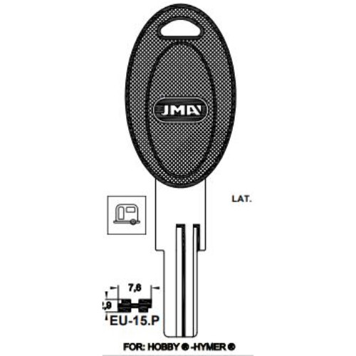 Key blank EU-15P