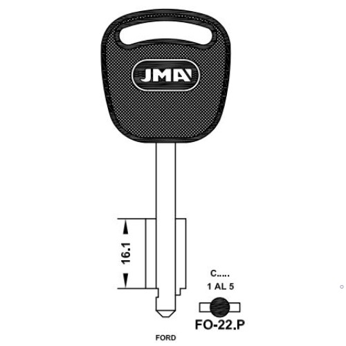 Key blank FO-22P