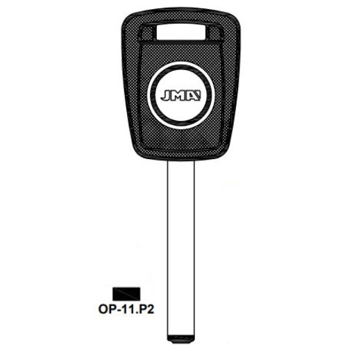 Transponder Key Blank TP00OP-11P2