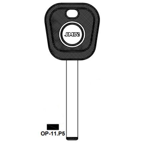Transponder Key Blank TP00OP-11P5