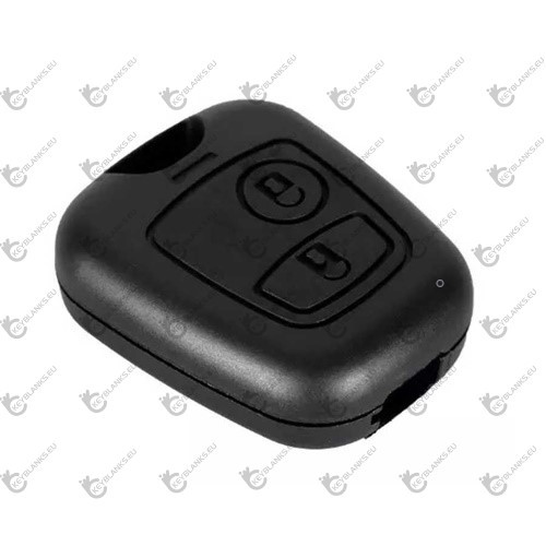 Citroen, Peugoet 2 button key shell without SIX-3P blade