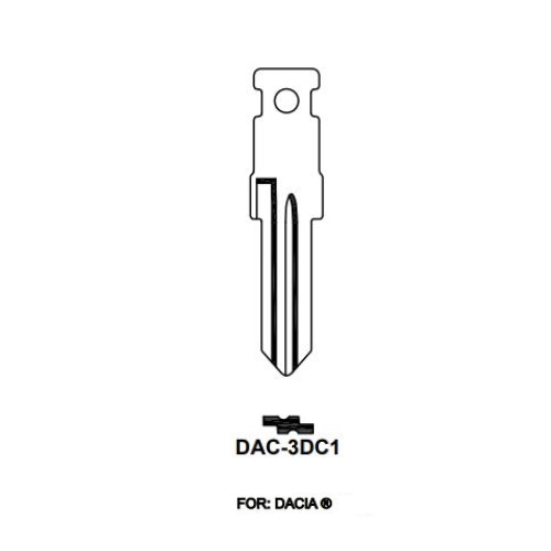 Key blank DAC-3D.C1