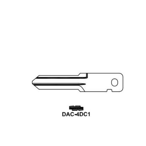 Key blank DAC-4D.C1