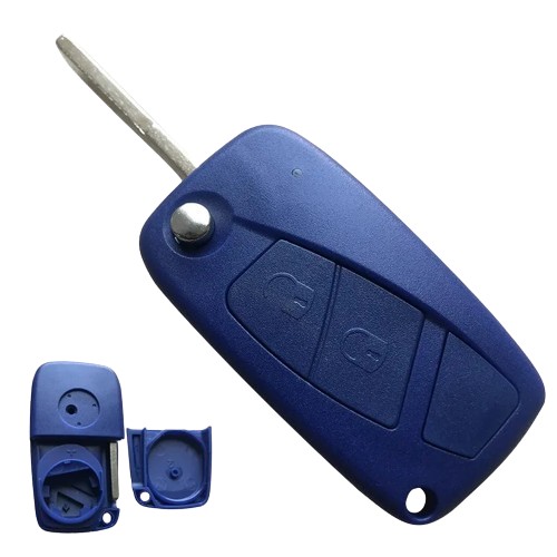 Fiat 2 button flip key shell, in two parts - Image 2