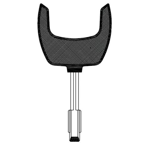 Transponder Key blank TP00FO-6TL