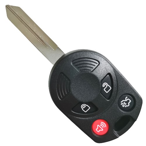 4 button key shell with FO-30D.P blade, fits Ford